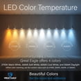thumbnail image 4 of Bombillas LED Great Eagle A19, 15 W, 1500 lm, 5000 K (paquete de 6), 4 of 6