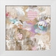 thumbnail image 1 of Auda, Christine 26x26 White Modern Wood Framed Museum Art Print Titled - Muted Hearts II, 1 of 4