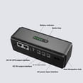 thumbnail image 3 of Última Versión UPS Batería Backup Surge Protector Fuente De Alimentación Opciones De Entrada Dual Salida De Voltaje Ancho Alta Capacidad 10400mAh Seguridad Inteligente Uso, 3 of 7
