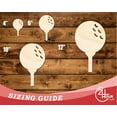 thumbnail image 3 of Unfinished Wood Golf Ball and Tee Shape | DIY Craft Cutout | up to 46" DIY 12" / 3/4", 3 of 3
