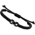 thumbnail image 2 of Initial Bracelets for Women Best Friend,Birthday Graduation Gifts Adjustable Heart Link Letter Mens Bracelet for Sister Daughter Father's Day Mom Couples Boyfriend Friendship Jewelry, 2 of 9