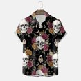 thumbnail image 6 of WOLIAUO Halloween Shirts Halloween Costumes Vintage Horror Shirt for Men Skeleton Graphic Tees for Adult 2026 Holiday Fall Spooky Season S Dark Gray, 6 of 8
