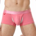 thumbnail image 6 of Iugvhana Men's Cotton Boxer Briefs – Comfortable & Breathable Underwear, Moisture-Wicking Trunks for Daily Wear Pink L, 6 of 6
