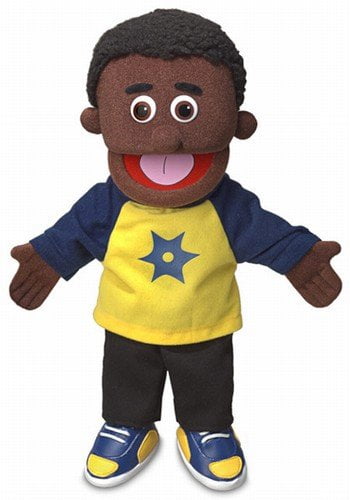25 inch Full Body Puppet Silly Puppets Policeman African American 