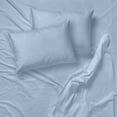 thumbnail image 1 of Cotton House - Wrinkle-Free Microfiber Sheet Set, Double Size, Light Blue, 1 of 3