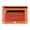ZZ Orange, variant on Zhi 3 Ring Zipper Pencil Pouch Binder Cosmetic Bag Durable Nylon Pouch for Stationery Cosmetic and Small Item Storage Use