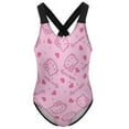 thumbnail image 6 of Hello Kitty Girls One Piece Swimsuits Hawaiian Summer Swimwear Beach Bathing Suit Outfits, 6 of 7