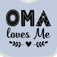 thumbnail image 4 of Inktastic Oma Baby Clothes Girls Baby Bib, 4 of 4