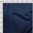 thumbnail image 3 of oneOone Polyester Spandex Navy Blue Fabric Dot Sewing Craft Projects Fabric Prints By Yard 56 Inch Wide, 3 of 5