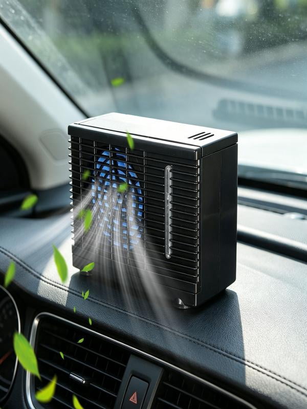 LEBONYARD 15cm Universal 24V Portable Mini Car Air Conditioner, Compact Vehicle Cooling Unit, Fit for Truck, RV, Van and Automotive