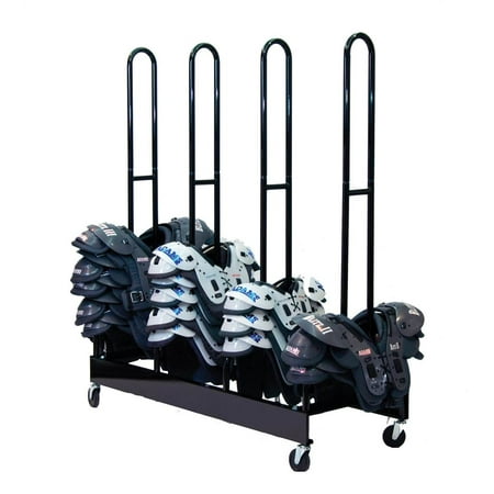 Champion Sports Shoulder Pad Rack, 4-Stack - 68'' H
