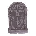 thumbnail image 1 of Skeleton Halloween Tombstone Haunted House Stone Grisly Props Party Decor Random Style, 1 of 4
