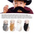 thumbnail image 4 of Barba divertida barbas falsas reutilizables 4PCS para Halloween ANGGREK Otros, 4 of 8