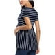 thumbnail image 5 of Camiseta de maternidad de manga corta con estampado de moda para mujer de Mnycxen, 5 of 6