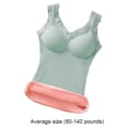 thumbnail image 2 of Minnieouse Chaleco térmico, lencería térmica, ropa de invierno, mano de obra fina, accesorios para mujer, ropa femenina, suministros de Prendas para la parte del cuerpo Verde, 2 of 6