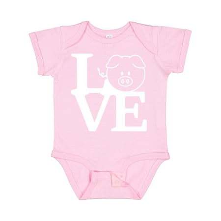 

Inktastic I Love Pigs 2 Gift Baby Boy or Baby Girl Bodysuit