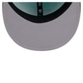thumbnail image 5 of Men's New Era  Turquoise/Charcoal Toronto Maple Leafs Two-Tone Color Pack 59FIFTY Fitted Hat, 5 of 5