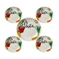 thumbnail image 3 of Lorren Home Trends 5 Piece Vegetable Design Porcelain Pasta Bowls, 3 of 4