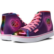 HEELYS Girls Veloz Little Kid/Big Kid/Adult 13 Little Kid Purple/Rainbow/White