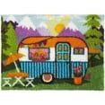 thumbnail image 2 of Rug Making Latch Hooking Kit | Summer Camping, 2 of 9