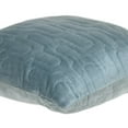 thumbnail image 4 of Geometric Lush Quilted Metallic Gray Throw Pillow, 4 of 4