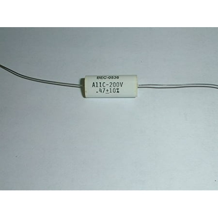 

CAP METALIZED POLYESTER .47UF 200V AX 10% (5 PIECES) - A11C474K