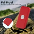 thumbnail image 2 of HHHC Étui de Batterie Apple Vision Pro en Silicone, Rouge, Anti-Rayures, Antichoc, 2 of 5