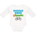 thumbnail image 3 of Inktastic Mountain Biker in Training Boys or Girls Long Sleeve Baby Bodysuit, 3 of 5