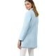 thumbnail image 5 of Abrigo Largo De Invierno Con Cuello Peter Pan Y Doble Botonadura Para Mujer Azul L, 5 of 7