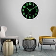 thumbnail image 5 of Reloj de pared luminoso de 12 pulgadas, reloj silencioso, reloj creativo luminoso de plástico, 5 of 5