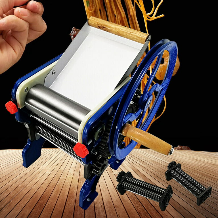 Fichiouy Manual Dough Roller Sheeter Commercial Noodle Pasta Dumpling Maker  DIY Machine 