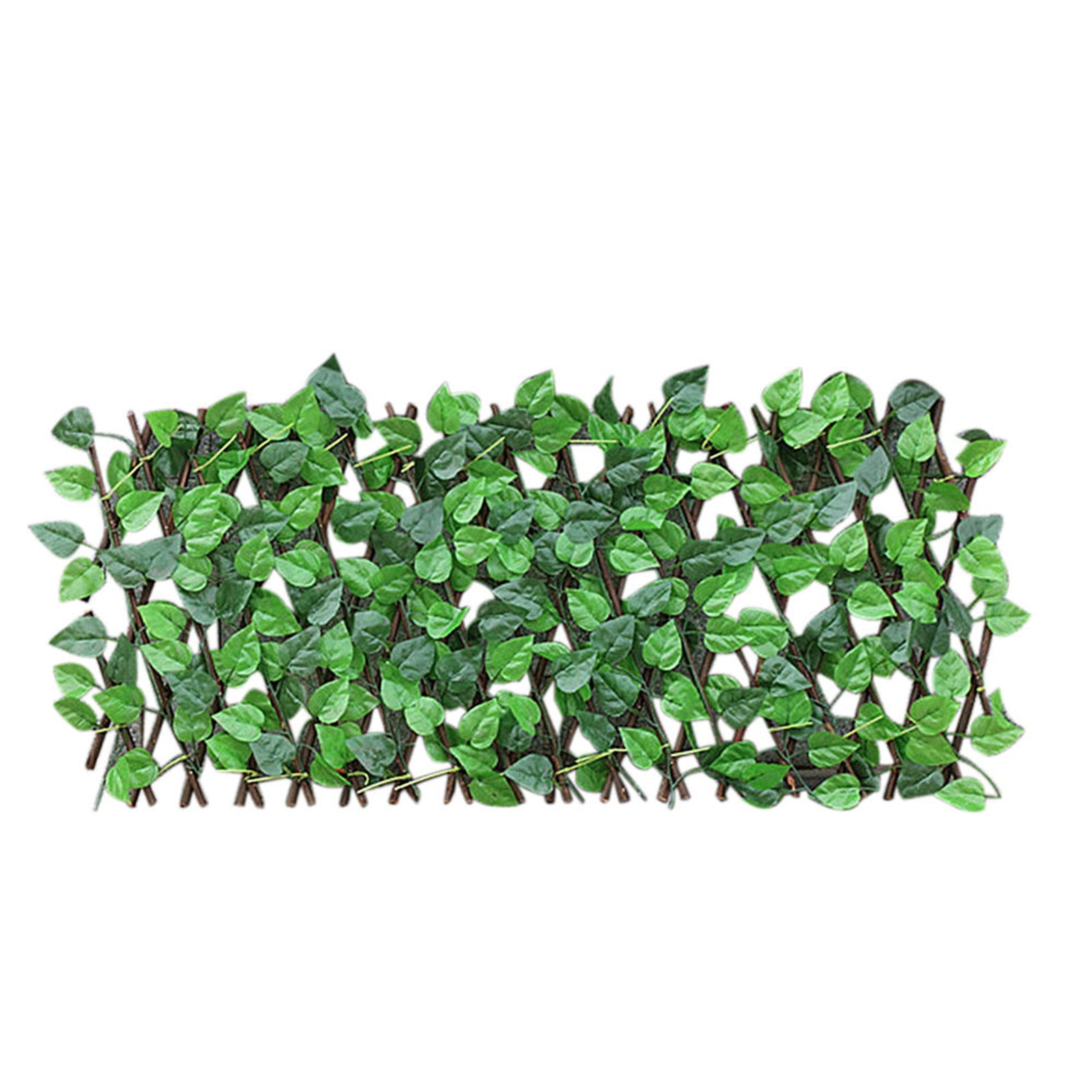 FOCUSNORM Retractable Artificial Green Leaf Fence Trellis Fence Balcony