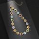 thumbnail image 5 of Collar de personalidad simple a la moda, collar de diamantes coloridos, collar femenino que significa diseño de temperamento Rojo Verde, 5 of 5