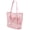 Pink, variant on Mesh Beach Tote Womens Shoulder Handbag