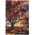 thumbnail image 2 of Safavieh Gypsy Henderson Abstract Area Rug, Rust/Blue, 5'1" x 7'6", 2 of 9