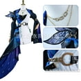 2024 Jade Cosplay Game Honkai Star Rail Jade Costume White Blue Dress