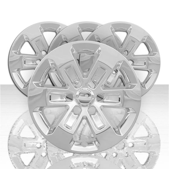 Set of 4 18" 6 Spoke Front and Rear Wheel Skins for 2019-2020 Ram 1500 - Chrome