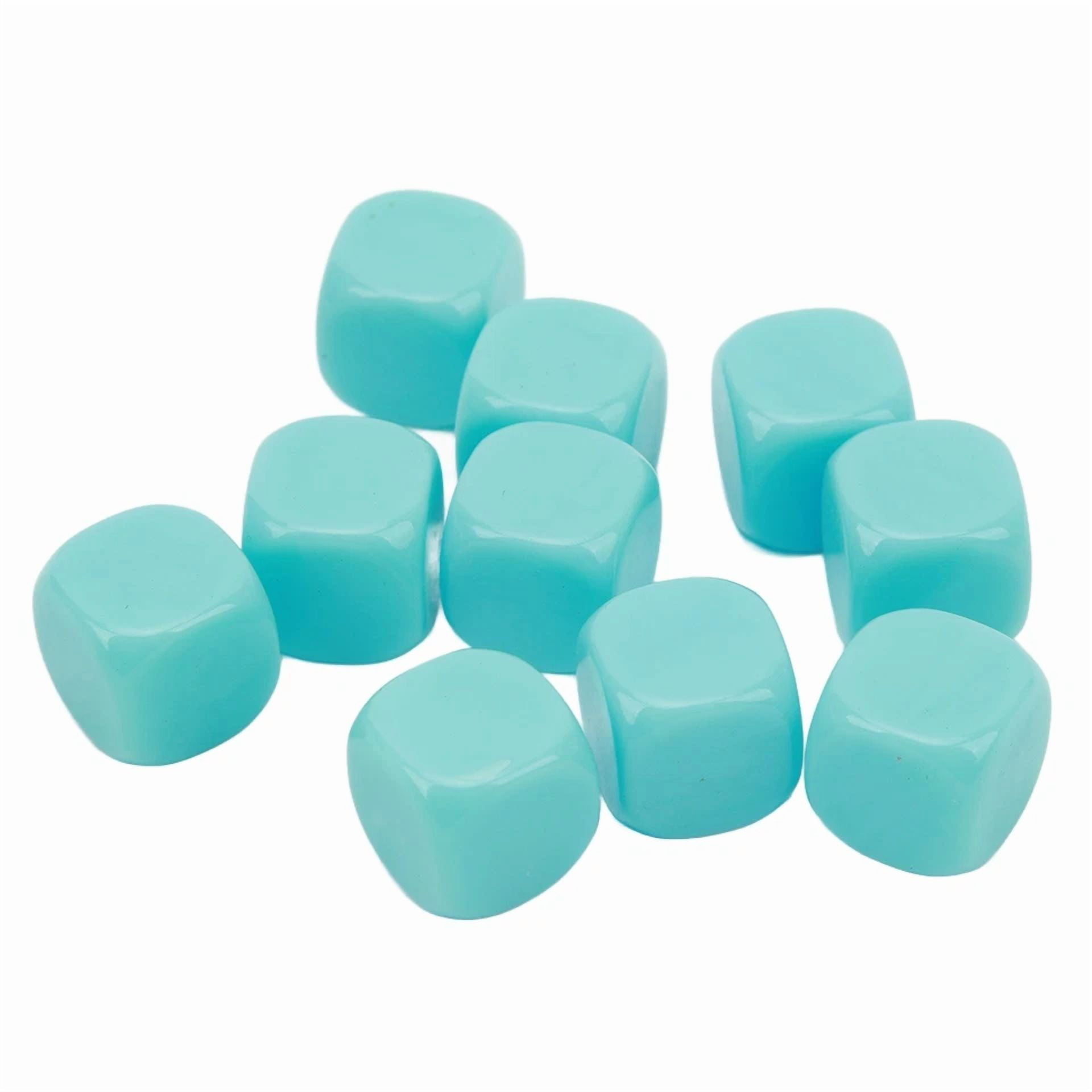 Fun Dice Rounded Edge Game Dice Plastic For Party