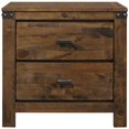 thumbnail image 3 of Global Furniture USA Victoria 2 Drawer Nightstand in Rustic Oak, 3 of 4