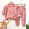 thumbnail image 2 of NIEWTR Toddler Girls Pajamas 2T 3T 4T 5T 6T 2-Piece Outfits Kids Pjs Set Soft Stretchy Long Sleeve Top and Pants Children's Gift Loungewear for Sleeping Daily(A-A,11-12 Years), 2 of 4
