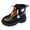 Black, variant on Children's Boots, Single Boots, British Sequin Strap, Side Zipper Short Boots