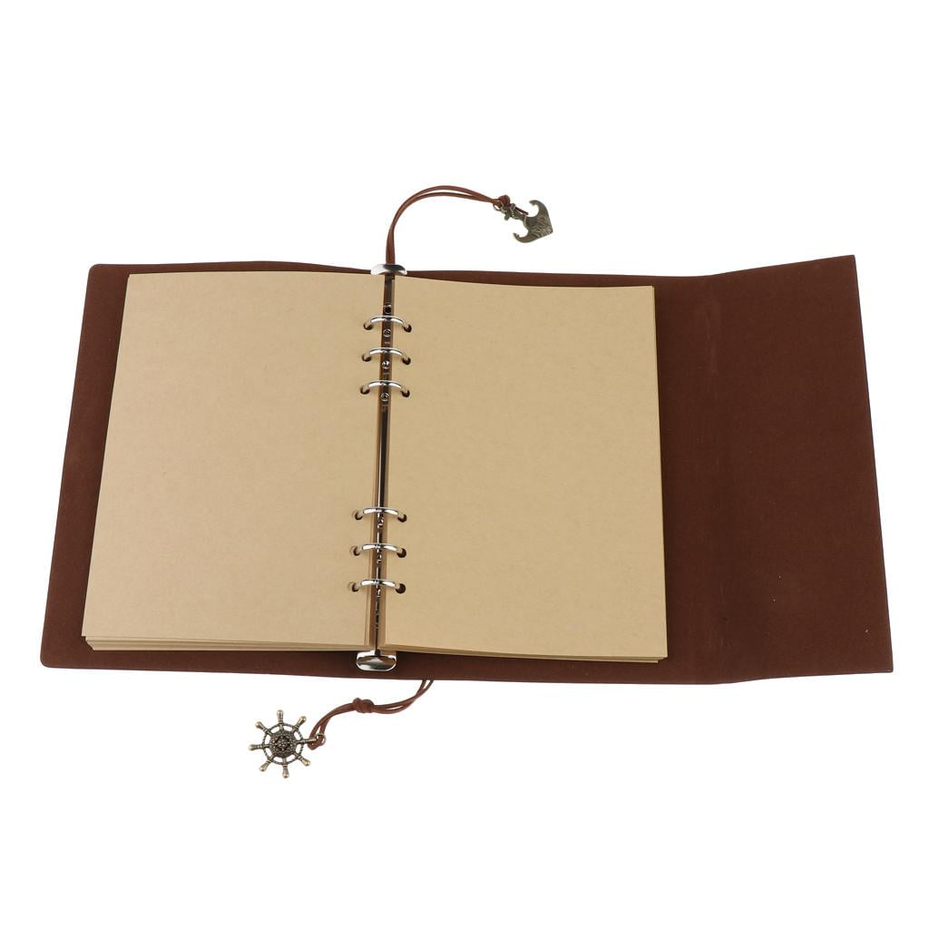 Axioma 3 Pieces A5 Leather Notebook Refillable Travel Diary Perfect