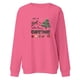 thumbnail image 1 of Gibobby Sudadera ocio Sudadera informal sin capucha de manga larga con cuello Rojoondo y estampado de árbol de Navidad para mujer para la temporada de otoño e invierno (Rojo, L), 1 of 3