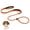Orange, variant on Slip Lead Dog Leash with Double Handles | Reflective Dog Training Lead with 360° Swivel Anti-Tangle | Heavy-Duty Leash and Collar for Large Medium and Small Dogs No-Pull Walking