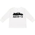 thumbnail image 3 of Inktastic Austin Texas Skyline Silhouette TX City Boys or Girls Long Sleeve Toddler T-Shirt, 3 of 5