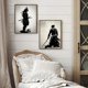 thumbnail image 1 of 2pcs/set Frameless Japanese Samurai Canvas Paintings, Wall Art Character Posters And Prints Home Decorating For Living Room Bedroom, Without Frame, 1 of 4