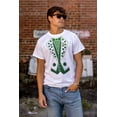 thumbnail image 3 of Irish Leprechaun Tuxedo St Pattys Tux Men's Graphic T Shirt Tees Brisco Brands L, 3 of 6