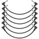 thumbnail image 1 of Cable de conexión Donner para guitarra, 30 cm, 6 unidades, para pedal de efectos, color negro, 1 of 7