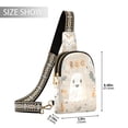 thumbnail image 2 of FORMRS Womens Crossbody Sling Bag Travel Daypack Shoulder Chest Backpack, Halloween Ghosts, 2 of 7