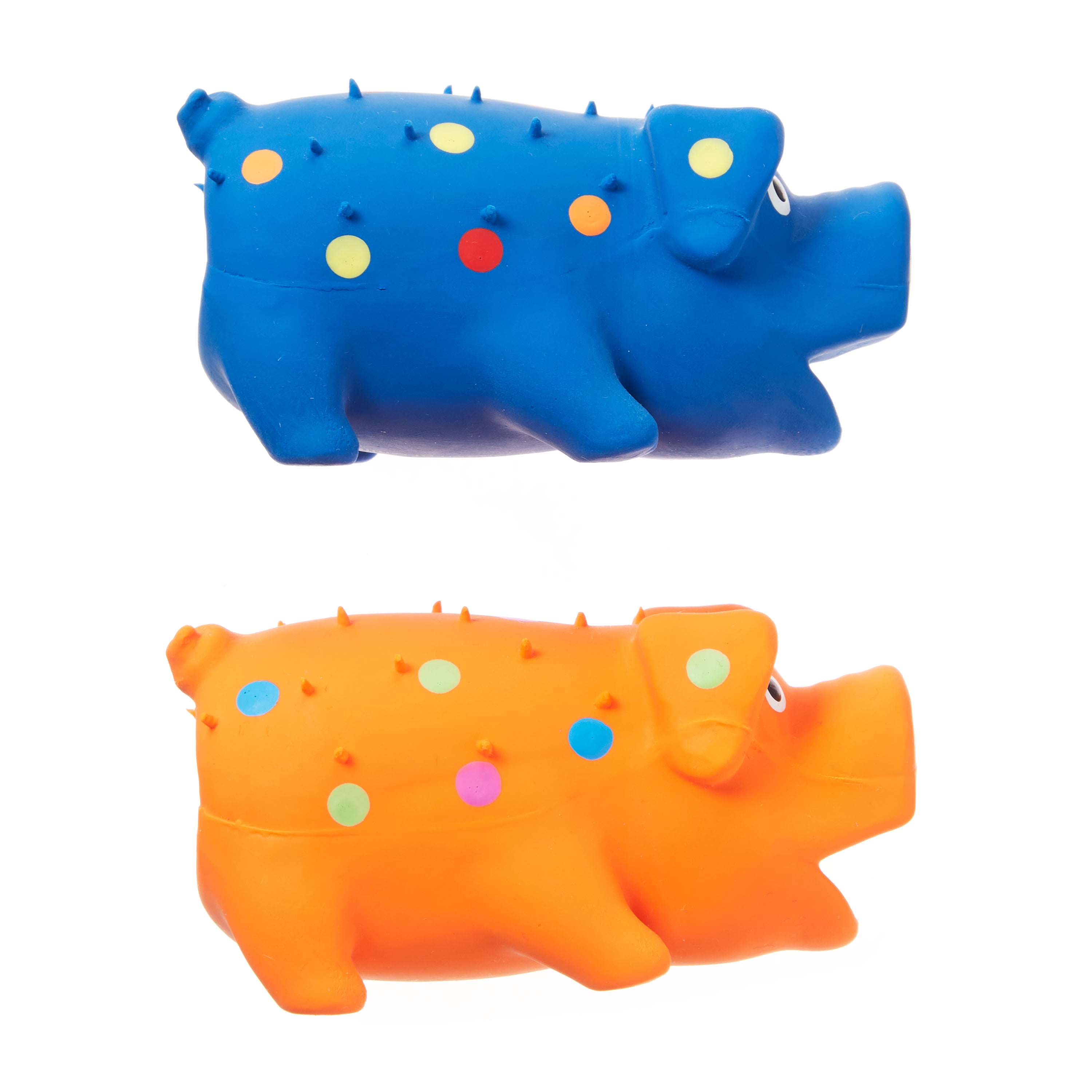 Vibrant Life Mini Pigglesworth Latex Dog Toys, Assorted, 2 Count